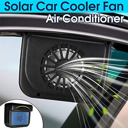 Solar Powered Car Fan Auto Window Fan Colder