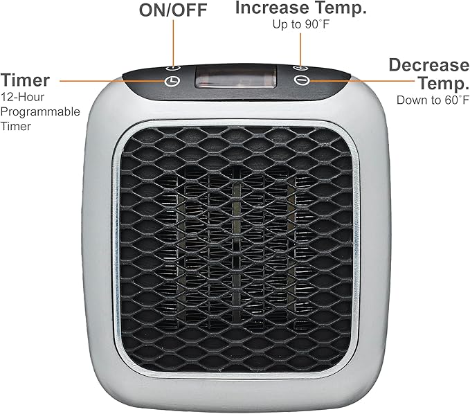 Ontel Handy Heater Turbo Heat 800W - Portable and Efficient